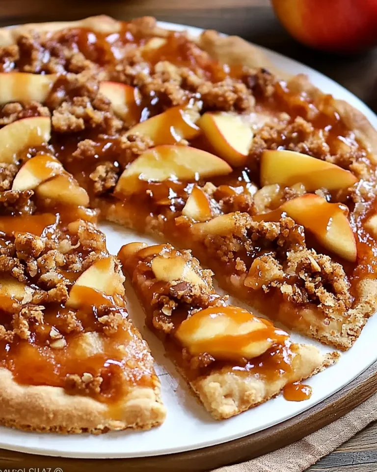 Apple Crisp Pizza