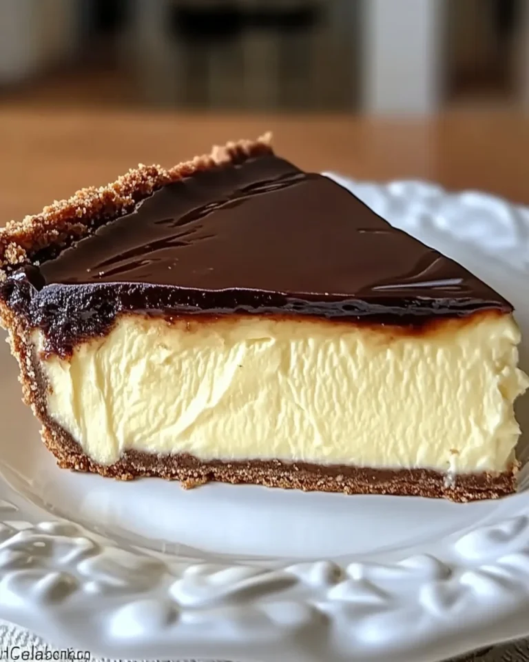 Boston Cream Pie Cheesecake