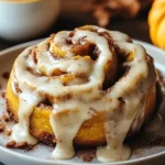 Brown Butter Pumpkin Cinnamon Rolls