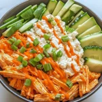 Buffalo Chicken Cottage Cheese Bowl