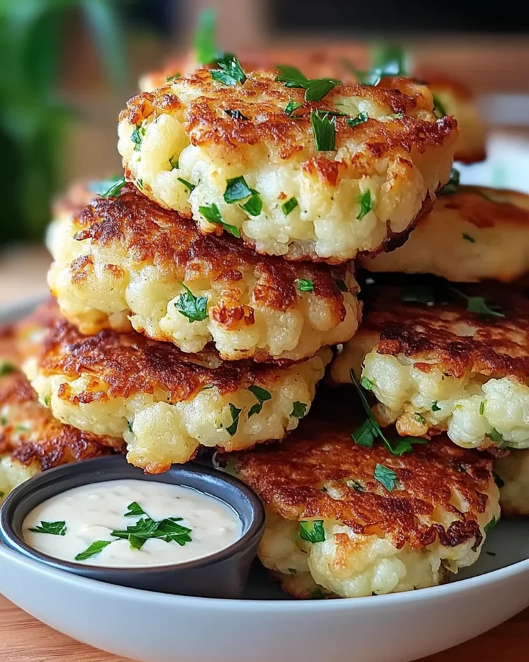Cauliflower Fritters
