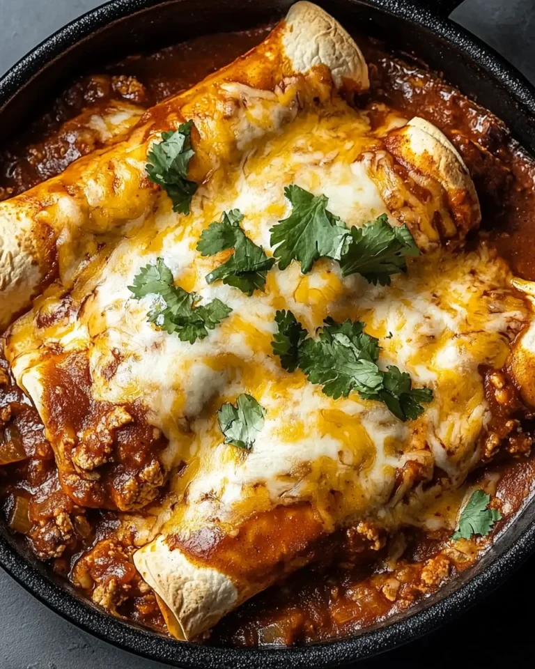 Cheese Enchiladas with Chili Gravy