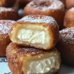 Churro Stuffed Cheesecake Bites