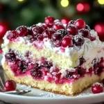 Cranberry Poke Cake