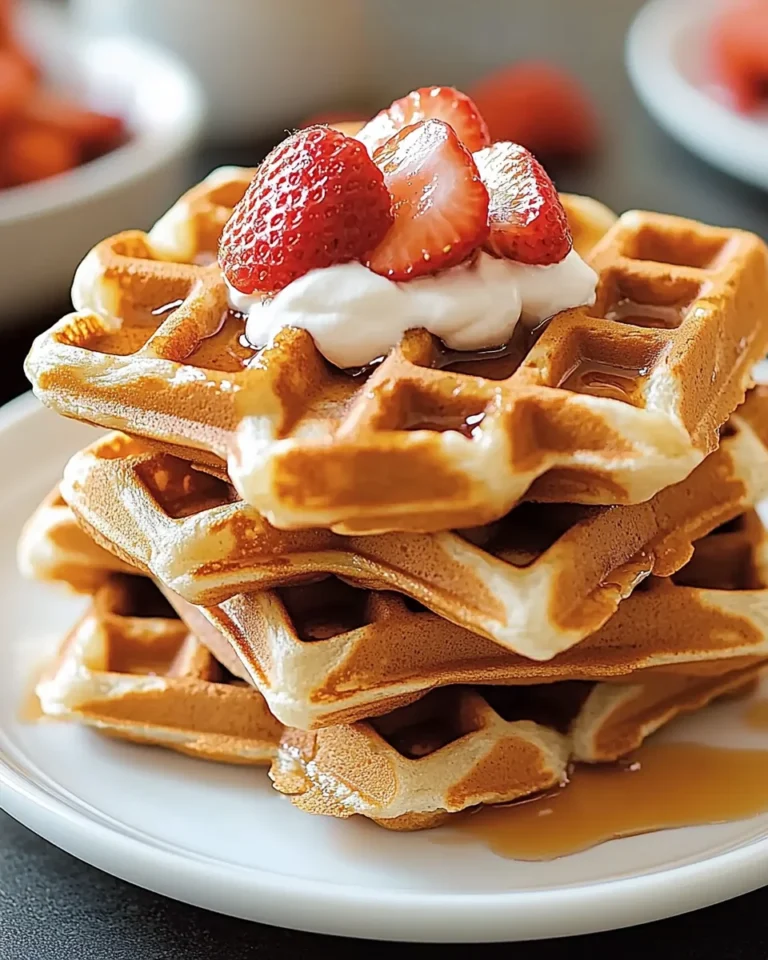 Crispy High Protein Waffles