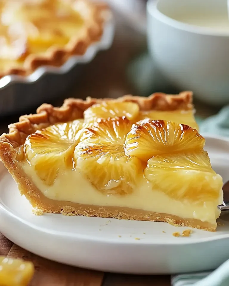 Fluffy Easter Pineapple Pie
