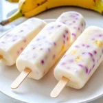Frozen Banana Yogurt Pops