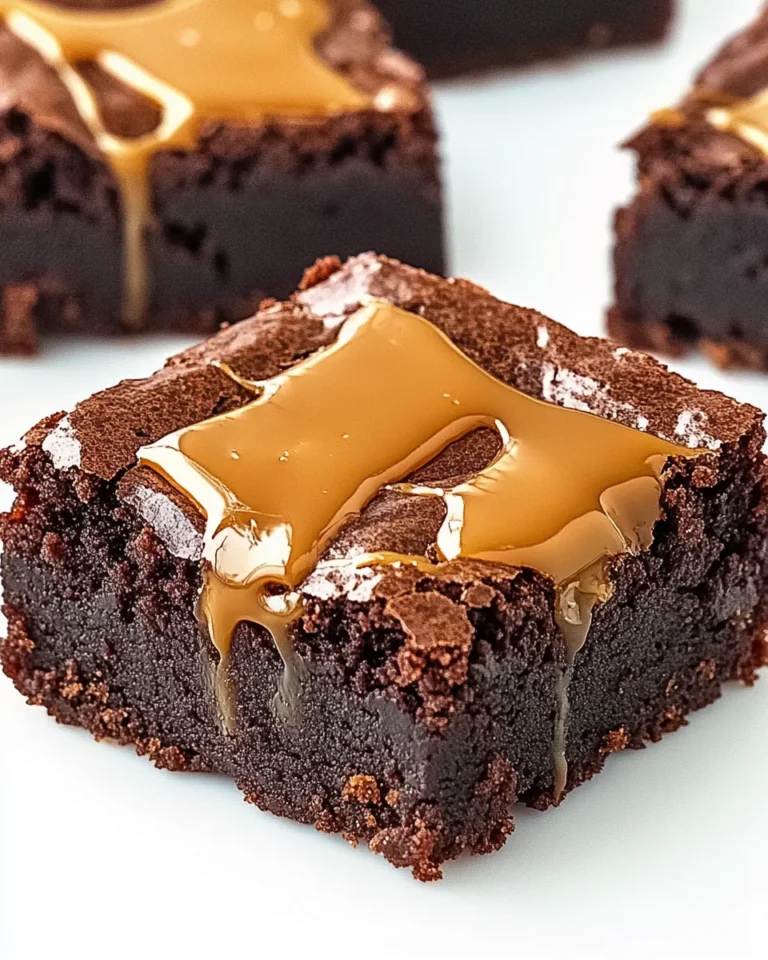 Fudgy Chocolate Caramel Brownies