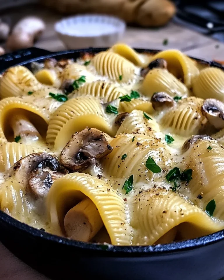 Garlic Mushroom Shells