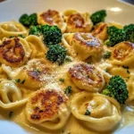 Garlic Parmesan Chicken Tortellini