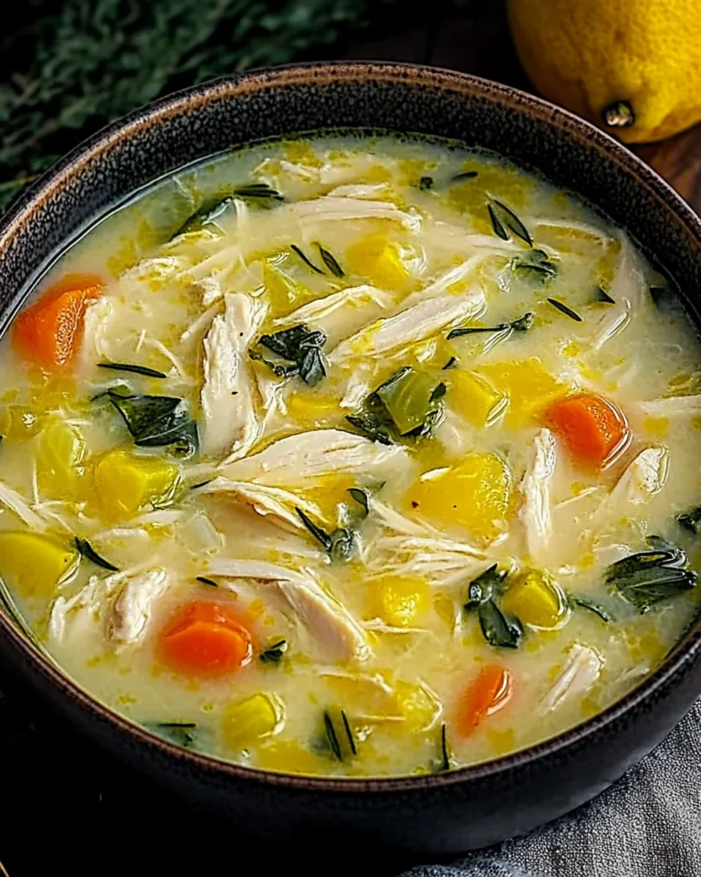 Greek Lemon Chicken Soup (Avgolemono)