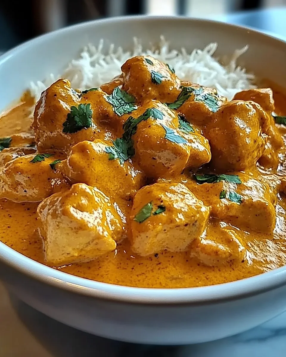 Indian Butter Chicken Dish