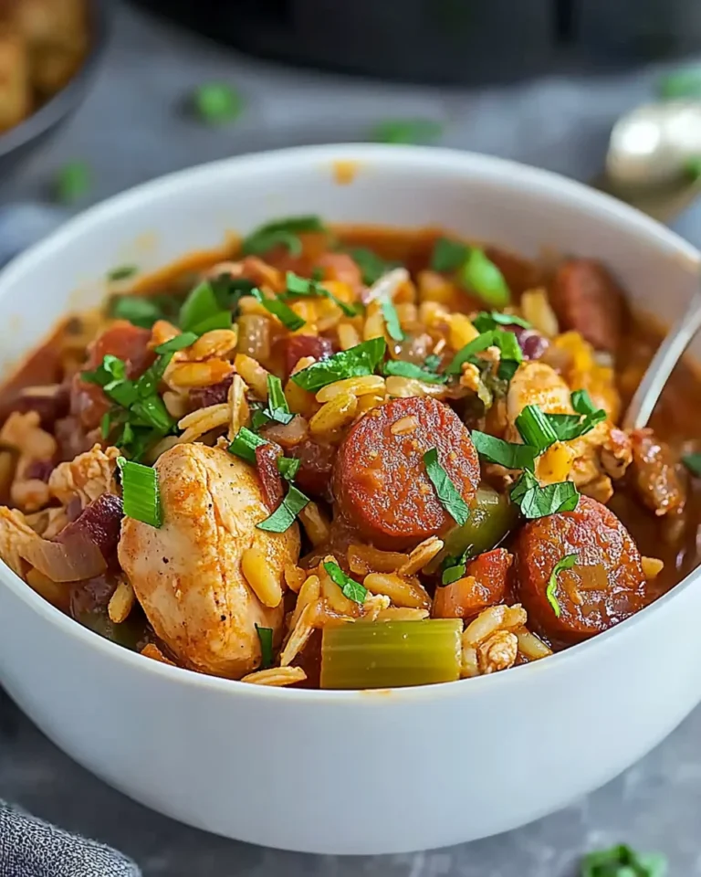 Instant Pot Chicken and Sausage Jambalaya