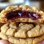 PB&J Stuffed Cookies