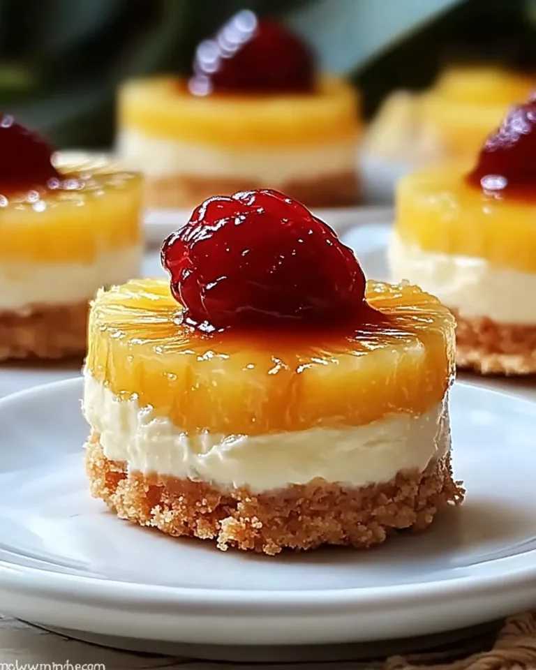 Pineapple Cheesecakes