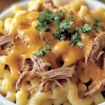 Pulled beef Mac and Cheese