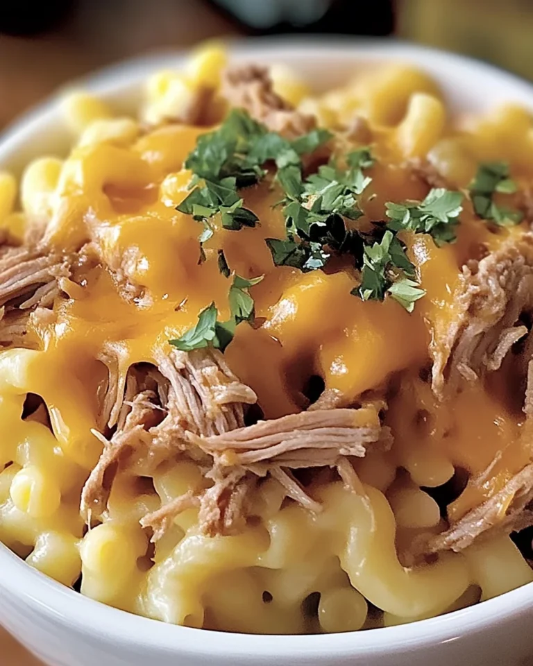 Pulled beef Mac and Cheese