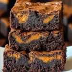 Pumpkin Swirl Brownies