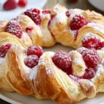 Raspberry Crescent Ring