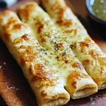Sourdough Cheesy Breadsticks