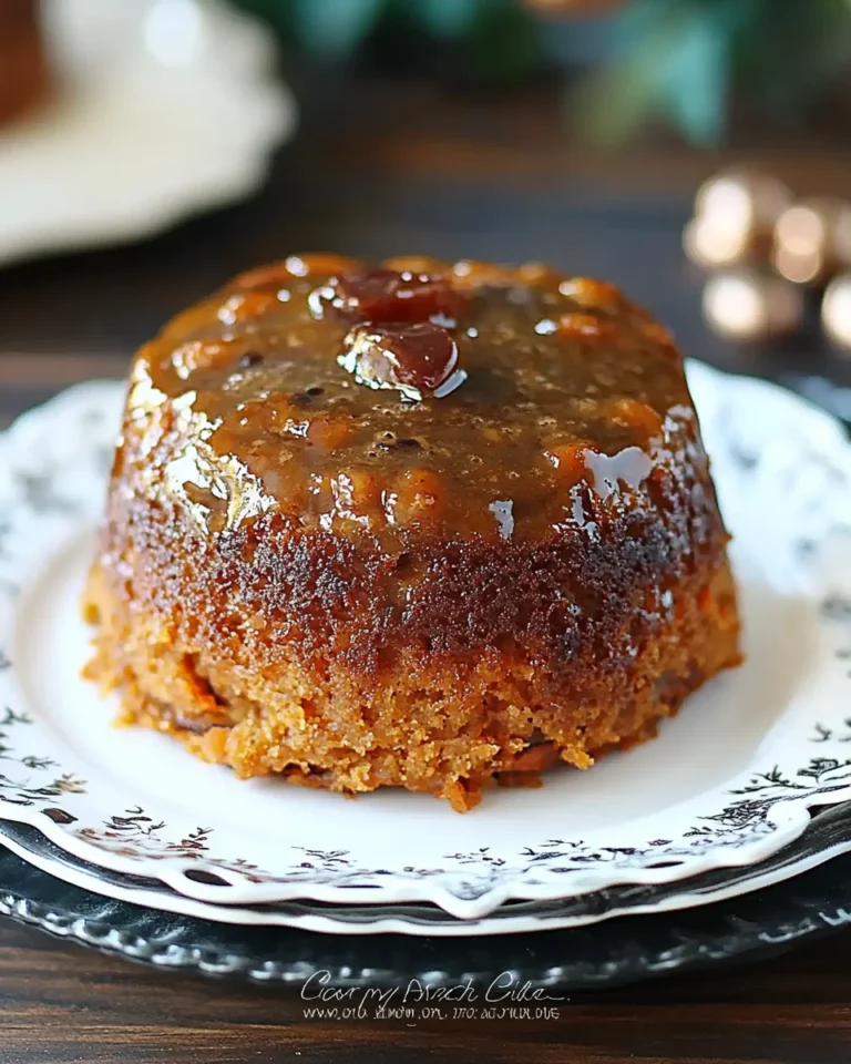 Steamed Carrot Pudding Cake