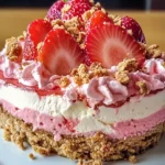 Strawberry Crunch Cheesecake