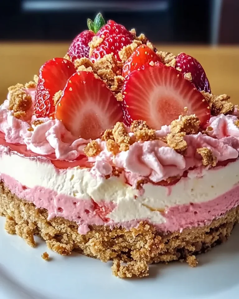 Strawberry Crunch Cheesecake