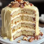 White Chocolate Pecan Layer Cake