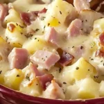 chicken ham Potato Casserole