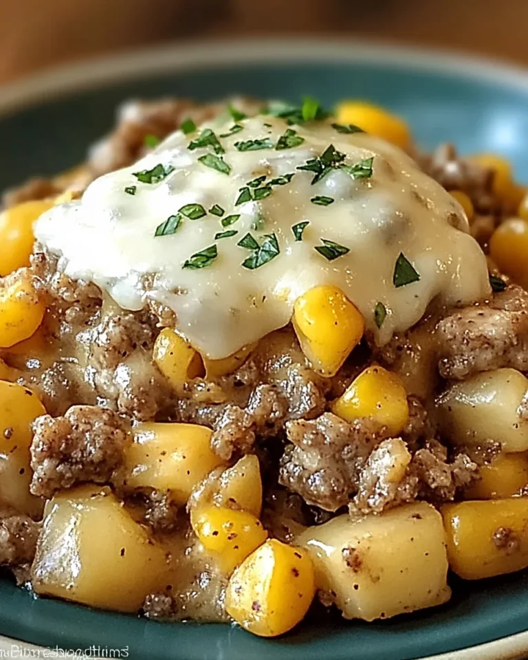 chicken hamburger Hash