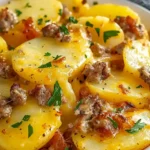 chicken hamburger Potato Casserole