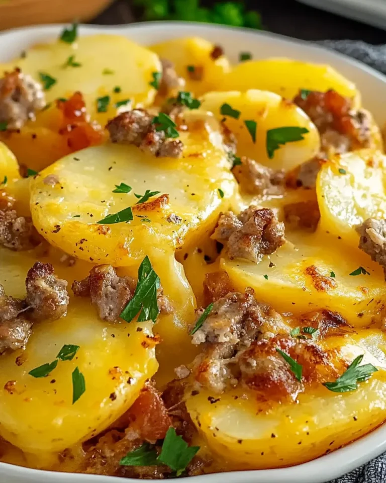 chicken hamburger Potato Casserole