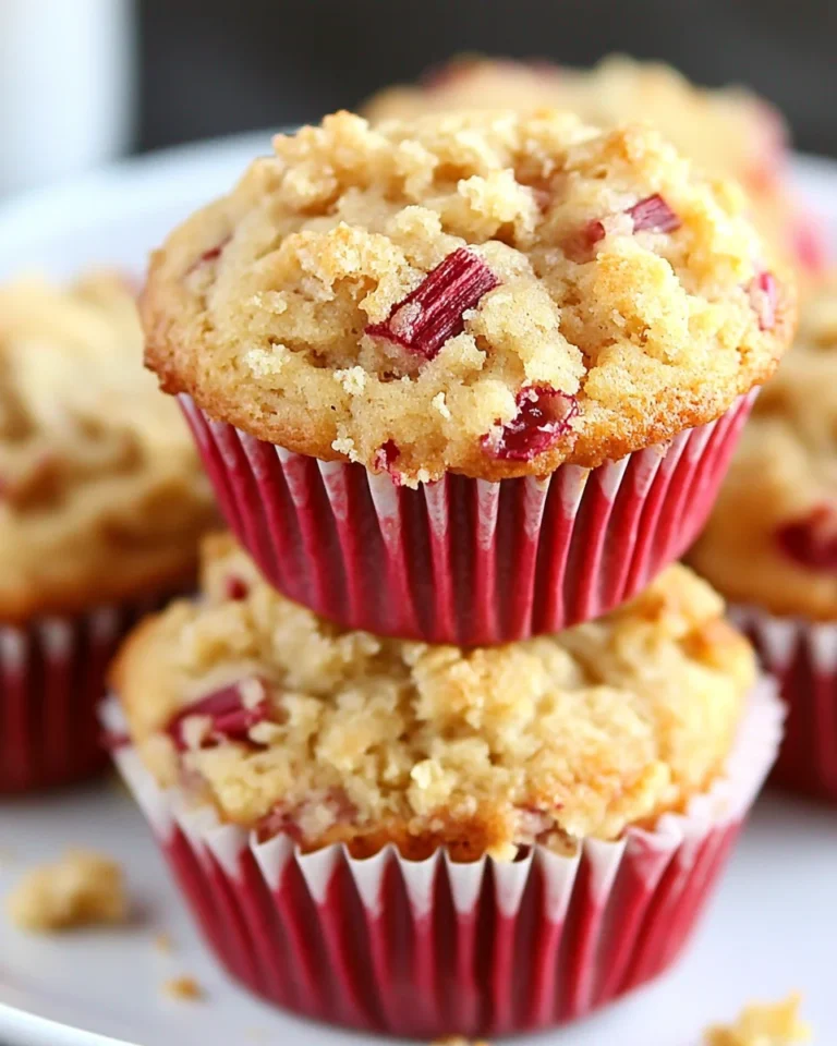 Best Ever Rhubarb Muffins