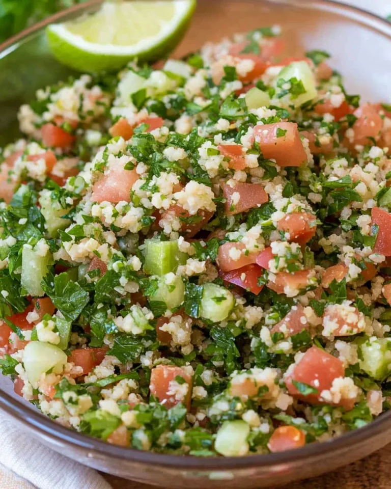 Easy Homemade Tabbouleh (tabouli)