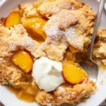 Easy Southern Peach Cobbler [with Canned Peaches]