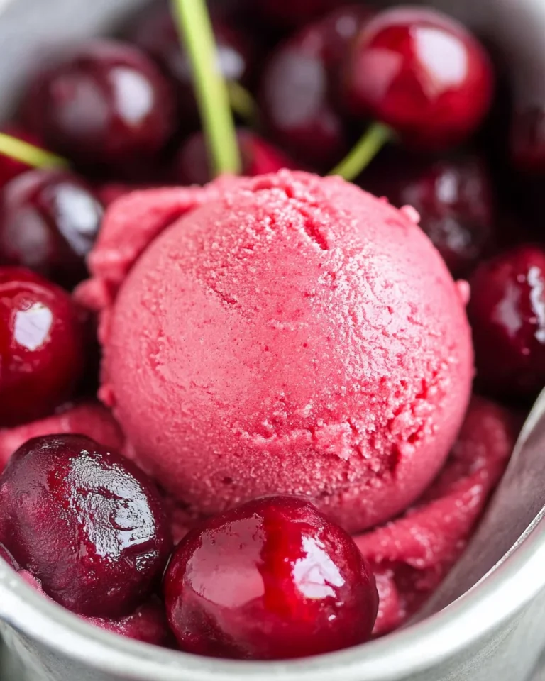 Fresh Cherry Sorbet