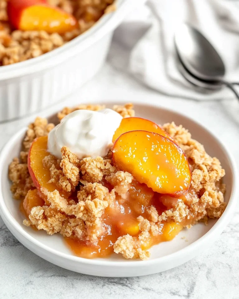 Peach Crisp Recipe