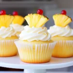 Pineapple Cream Cupcakes
