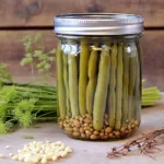 Spicy Garlic & Dill Pickled Beans Recipe