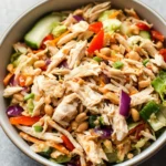 Thai Chicken Salad with Peanut Dressing