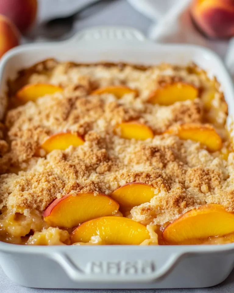 The Best Peach Cobbler