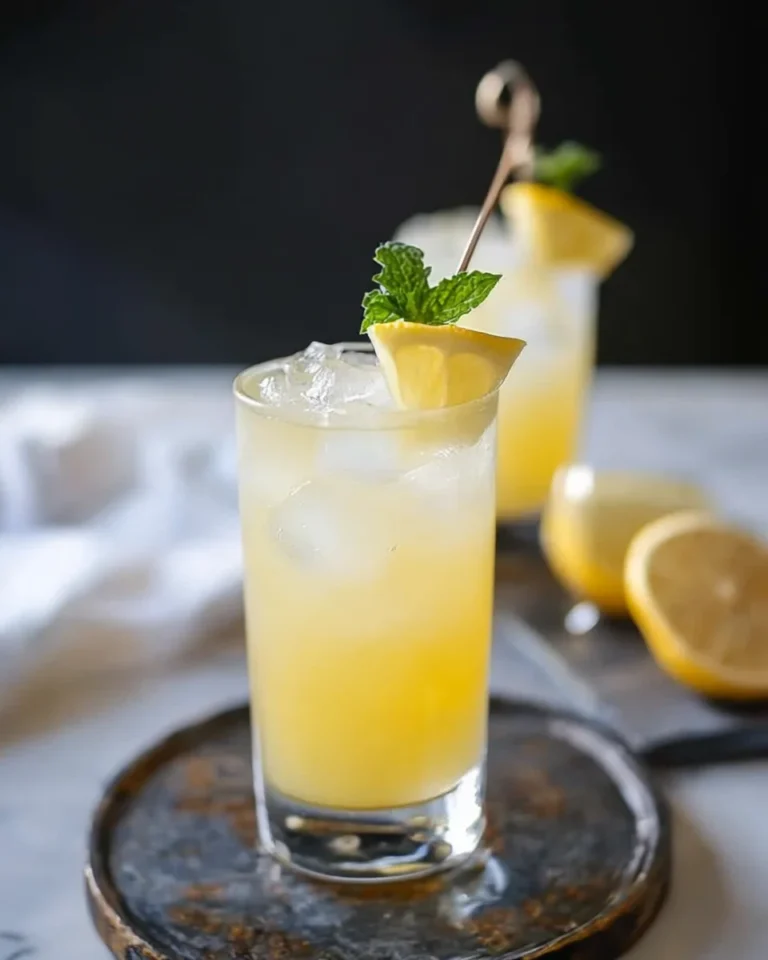 Vanilla Sky lemon juice Cocktail