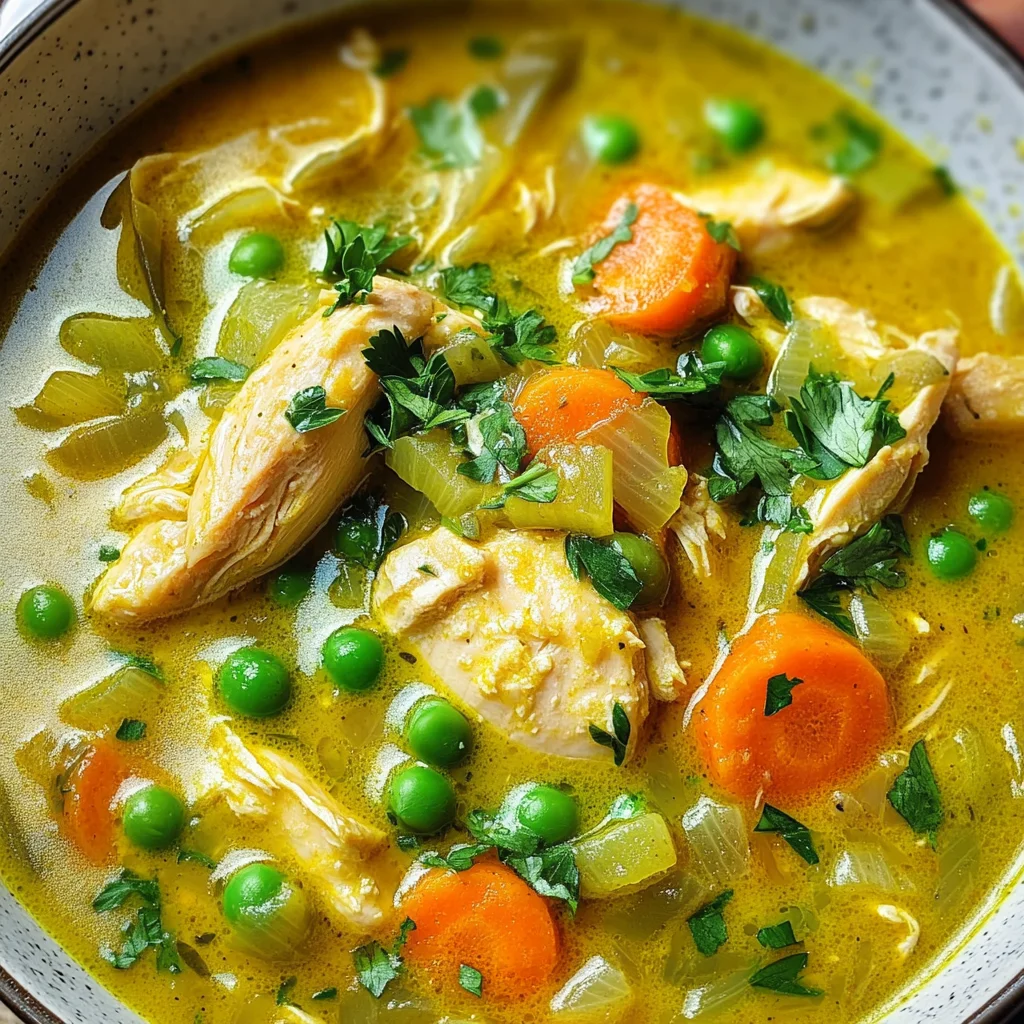 Anti Inflammatory Turmeric Chicken Soup