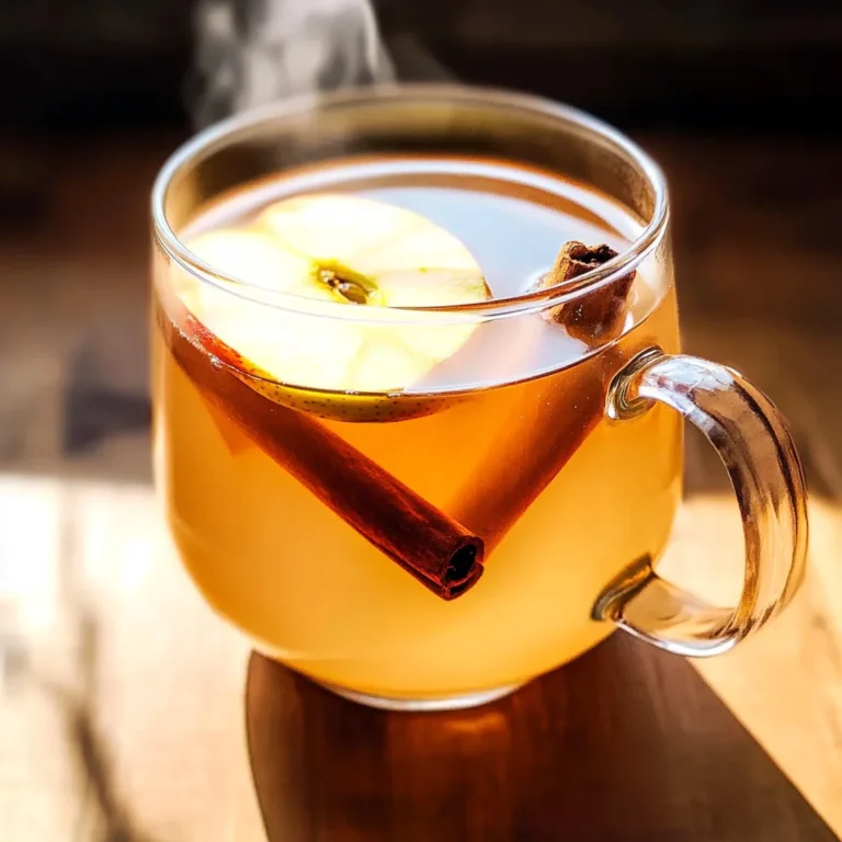Apple Cinnamon Tea with Ginger