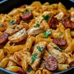 Cajun Chicken and Sausage Pasta