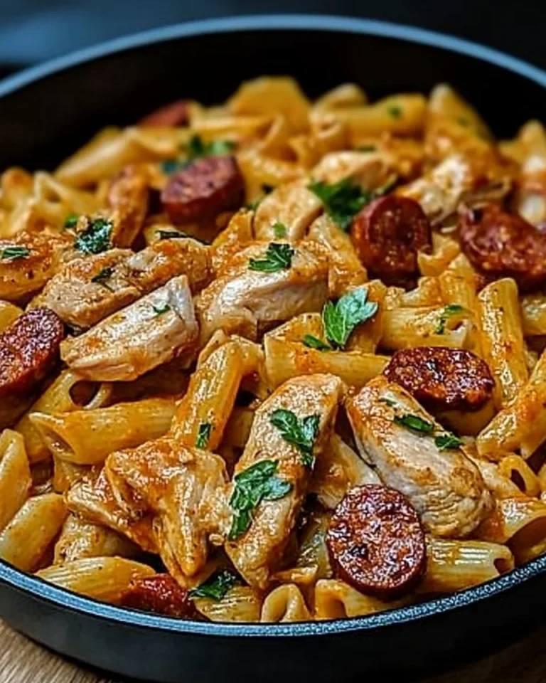 Cajun Chicken and Sausage Pasta