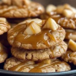 Caramel-Drizzled Apple Cinnamon Cookies
