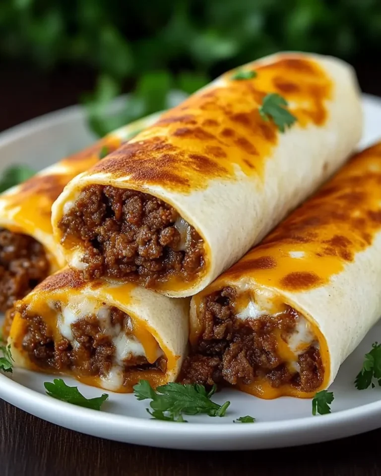 Cheesy Beefy Burritos