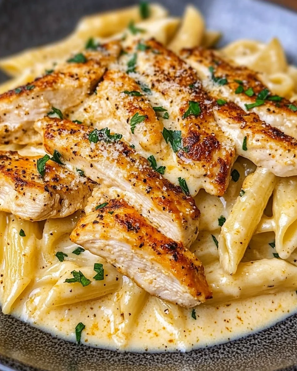 Creamy Cajun Chicken Pasta With Garlic Butter Parmesan Sauce