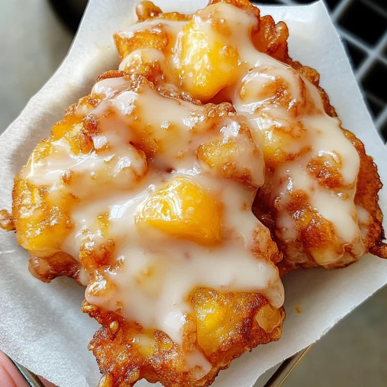 Fresh Peach Fritters That Melt in Your Mouth